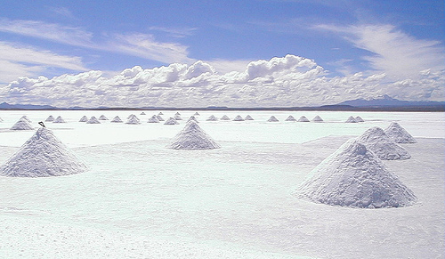Miniera di litio in Bolivia, paese che detiene circa il 50% delle riserve mondiali del minerale